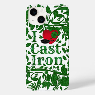 Lucky hittade Cast Järn iphone case