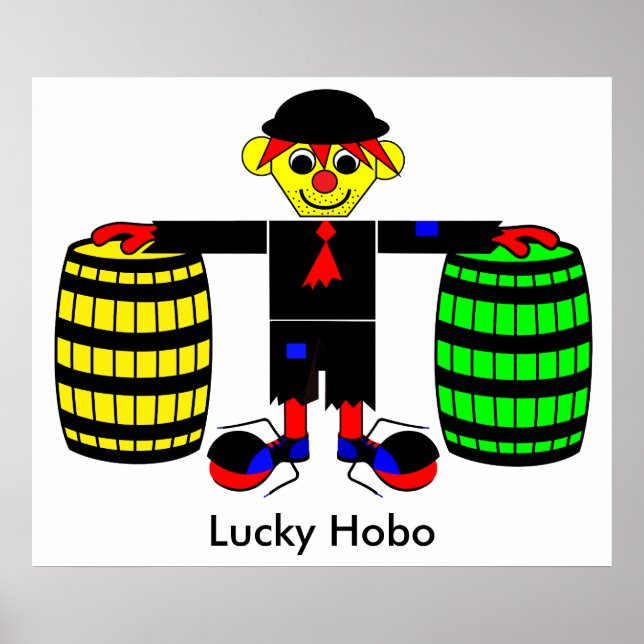 Lucky Hobo - Raring 20s Poster (Framsidan)