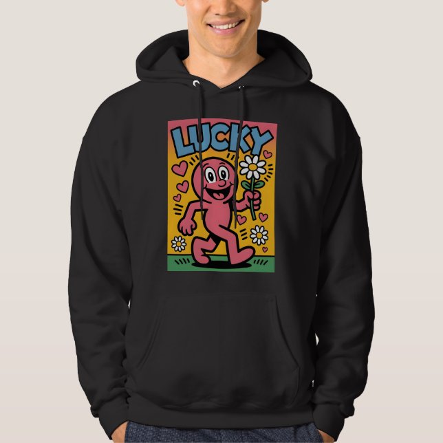 Lucky. Hoodie (Framsida)