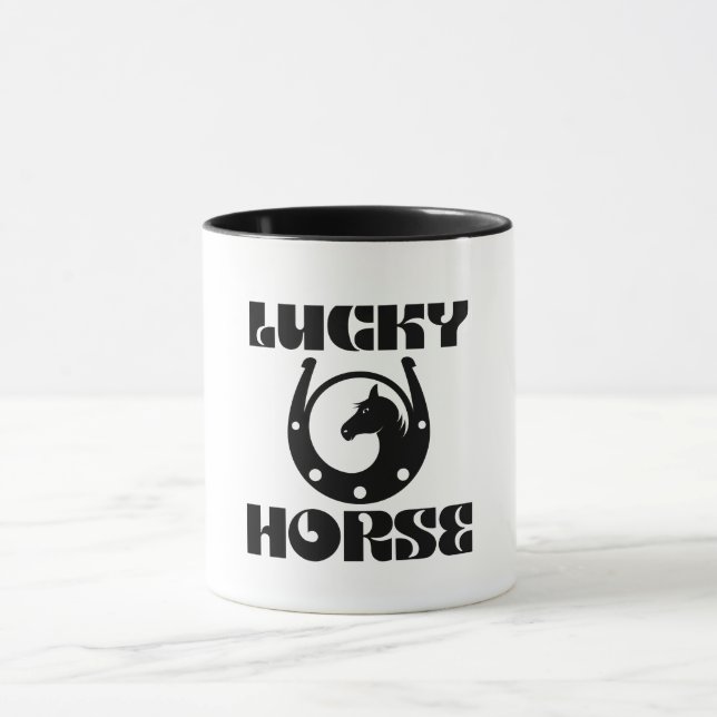 Lucky Horse Mugg - Charm och Lycka till (Center)