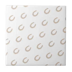 Lucky Horse Shoe Kakelplatta