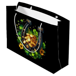 Lucky Horseshoe Guld Mynt och Klöver