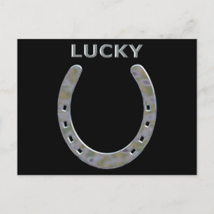 Lucky Horseshoe i Silver Vykort