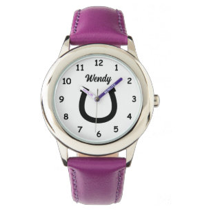 Lucky Horseshoe logotyp, specialnamn Flickans kloc Armbandsur