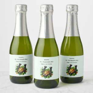 Lucky Horseshoe och Guld Mynt St. Patrick's Day