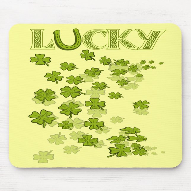 Lucky HorseShoe Shamrocks Musmatta (Framsidan)
