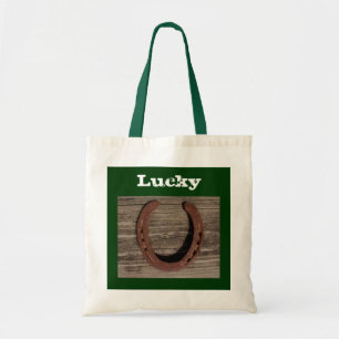 Lucky Horseshoe Tote Bag Tygkasse