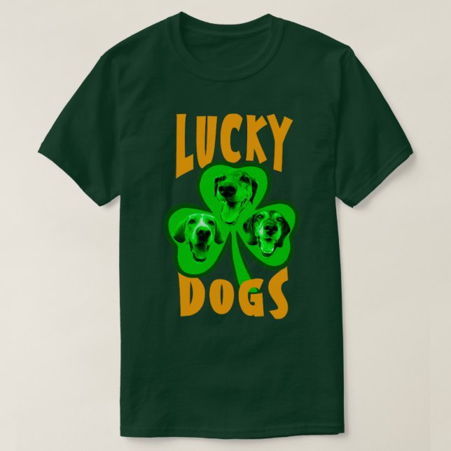 Lucky Hounds T Shirt (Design framsida)