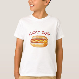 Lucky Hund Birthday Shirt - Hett Hund Thmet BBQ Co T