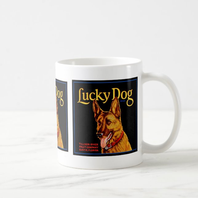 Lucky Hund Kaffemugg (Höger)