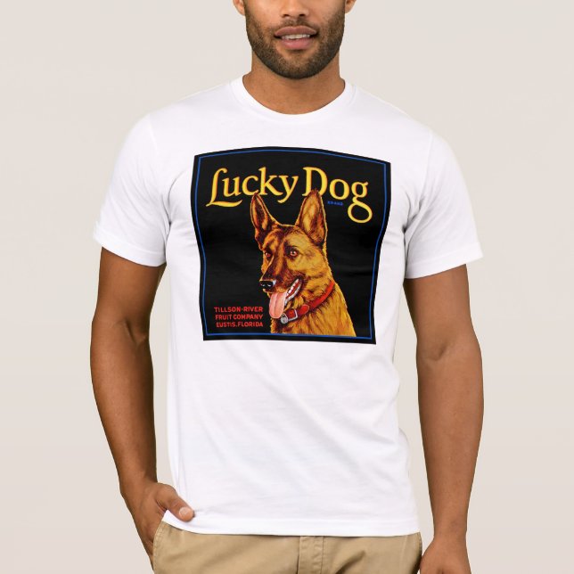 Lucky Hund Tee Shirt (Framsida)
