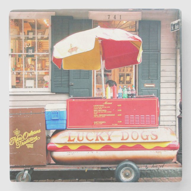 Lucky Hund's, Lucky Hund Underlägg, New Orleans Stenunderlägg (Framsidan)