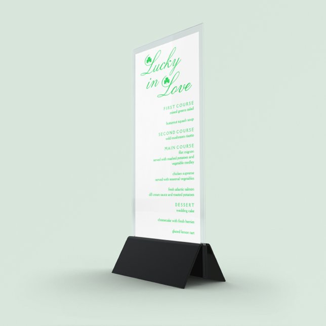 Lucky i Kärlek Bröllop Meny (Skapare uppladdad)