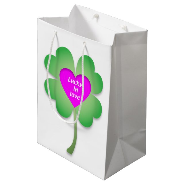 Lucky i Kärlek presentsäck (Framsidan Vinklad)