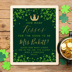 Lucky i Kärlek St. Patrick Day Möhippa Game Poster
