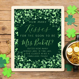 Lucky i Kärlek St. Patrick Day Möhippa Game Poster