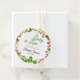 Lucky i Kärlek St. Patrick Day Möhippa Gåvor Etiketter