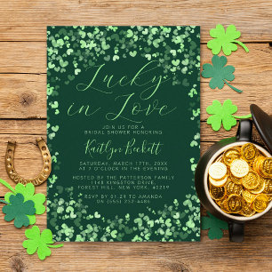 Lucky i Kärlek St. Patrick Day Möhippa Inbjudningar