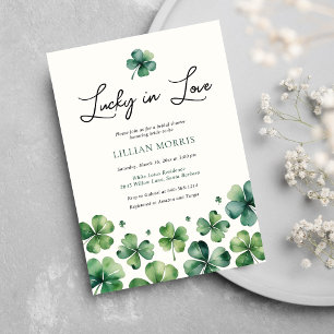 Lucky i Kärlek St. Patrick Day Möhippa Inbjudningar