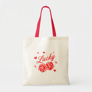Lucky i Kärlek-Vegas Bachelorette Tote Bag Tygkasse