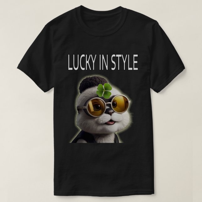 Lucky i Stil T Shirt (Design framsida)
