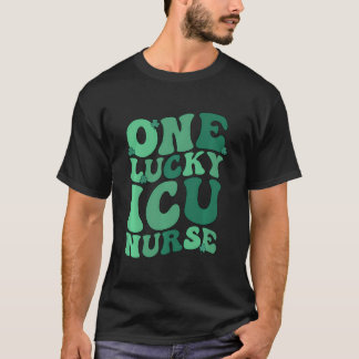 Lucky Icu Nurse St. Patrick's Day Intensive Care U T Shirt