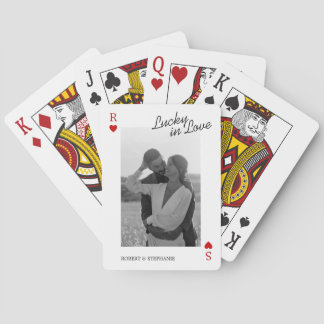 Lucky in Love Foto Par Poker Kort Casinokort