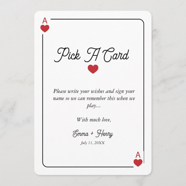 Lucky in Love Grab a Card Display card Tack Kort (Framsida)