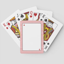Lucky in Love Plain Playing Card Guestbook Casinokort