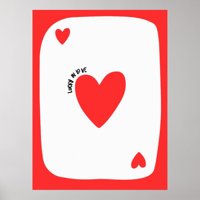 Lucky in love poster | Inspirational & decorative  (Framsidan)