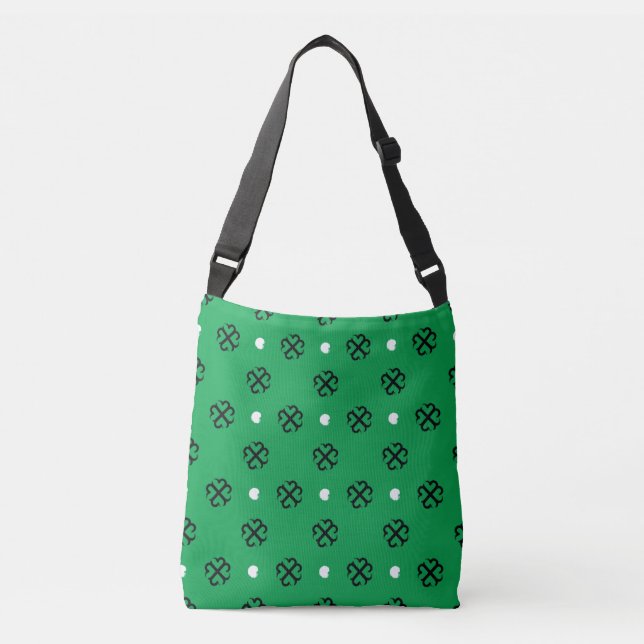 Lucky in Love Shamrock Cross-Body Väska (Framsida)