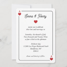 Lucky in Love Wedding Invitation Inbjudningar