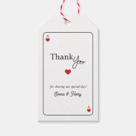 Lucky in Love Wedding  Presentetikett