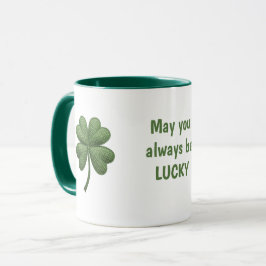 Lucky Irish Four Leaf Clover Mug Mugg