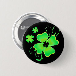 Lucky Irish Fyrklöver Button Knapp