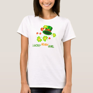 Lucky Irish Girl Shirt Tee Shirt