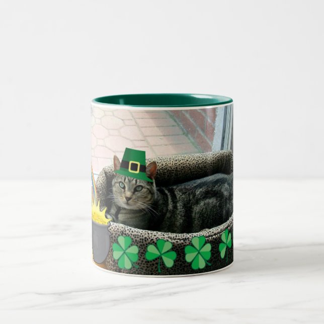 Lucky Irish Indigo Två-Tonad Mugg (Center)