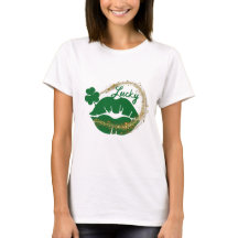 Lucky Irish Kiss Grönt Guld St patricks day