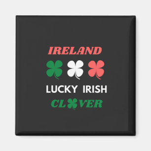 Lucky Irish klöver ireland st.patricks dag Magnet