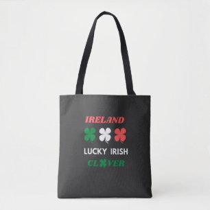 Lucky Irish klöver ireland st.patricks dag Tygkasse