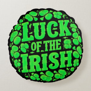 Lucky Irish Klöver Rund Kudde