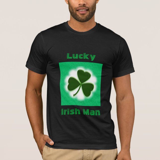 Lucky Irish Man T-shirt (Framsida)