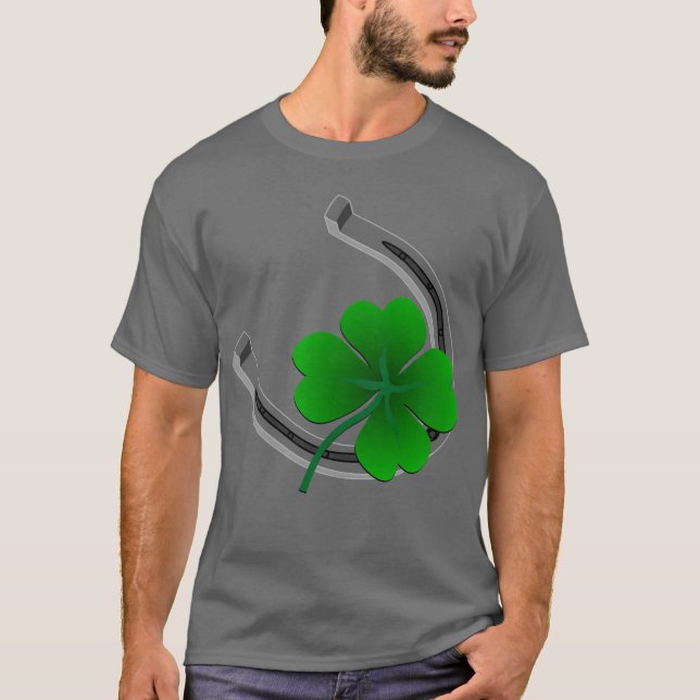 Lucky Irish Manar, Shirt St Patrick's Shirt Gift Tee (Framsida)