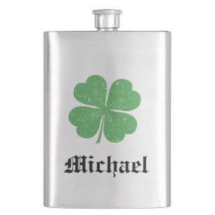 Lucky Irish shamrock /add namn Fickplunta