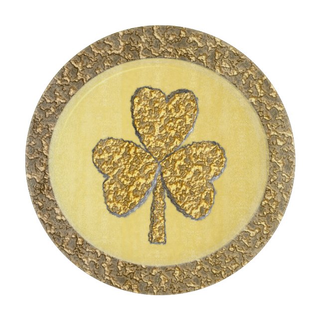 Lucky Irish Shamrock Guld Coin (Framsidan)