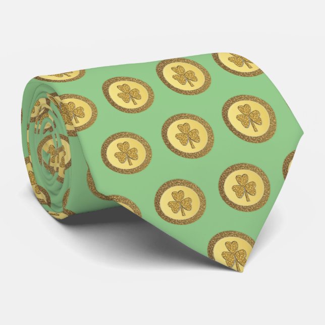 Lucky Irish Shamrock Guld Coin Slips (Rullad)