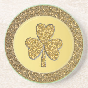 Lucky Irish Shamrock Guld Coin Underlägg