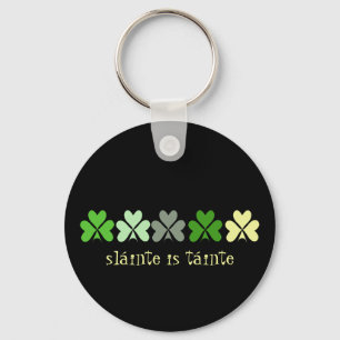 Lucky Irish Shamrock Nyckelring