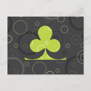 Lucky Irish Shamrock Postcard Vykort