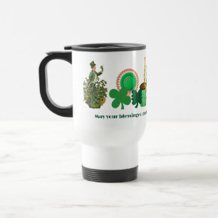 Lucky Irish Shamrocks Blessings Saint Patricks Day Resemugg